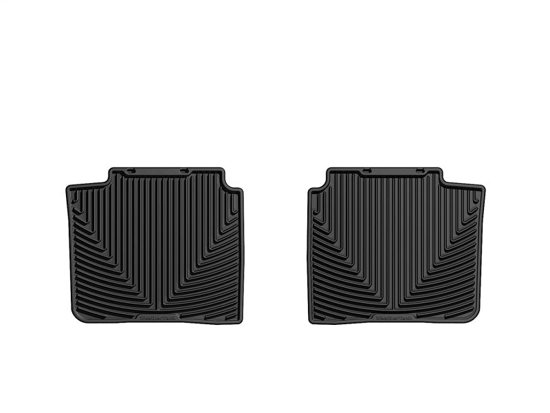 WeatherTech 06+ Lincoln MKZ Rear Rubber Mats - Black Secondary image