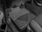 WeatherTech 06-11 Honda Civic Coupe / Si Coupe Front Rubber Mats - Black in vehicle
