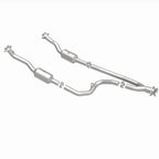 MagnaFlow 20-21 Ford Transit-150 Single Underbody V6 3.5L RWD Direct-Fit Catalytic Converter for offroad performance upgrades.