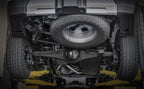 Magnaflow 2024 Lexus GX550 Overland Series Cat-Back Performance Exhaust System undercarriage view