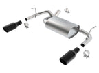 Borla 12-16 Jeep Wrangler 3.6AT/MT 4WD 2+4DR S/ SQ /RL/AC SR 2.5in, 2in Tip 3.5 sqx8 Black Chrome exhaust system parts