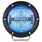 Rigid Industries 360-Series 4in LED Off-Road Diffused Beam - RGBW Backlight (Pair) for offroad lighting and electrical.