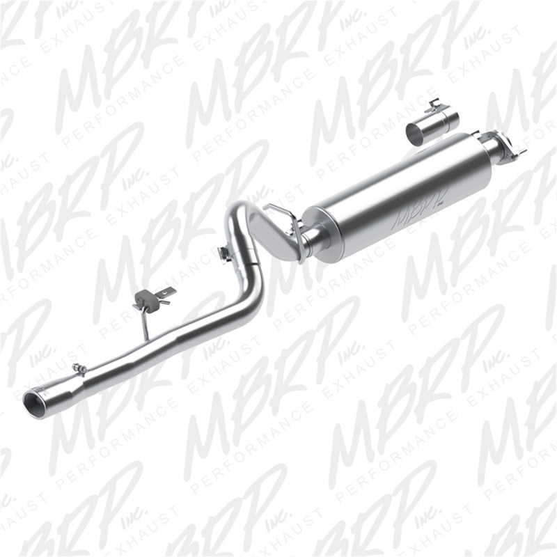 MBRP 86-00 Jeep 2.5L Cherokee 2.5in Cat Back Single AL Secondary image