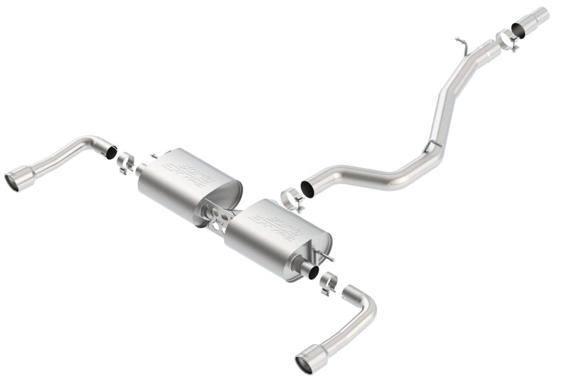 Borla 14-16 Audi A3 Quattro 2.0L Turbo AT/MT RWD 4DR S-Type Cat-Back Exhaust Single Split Rear Exit for performance upgrades