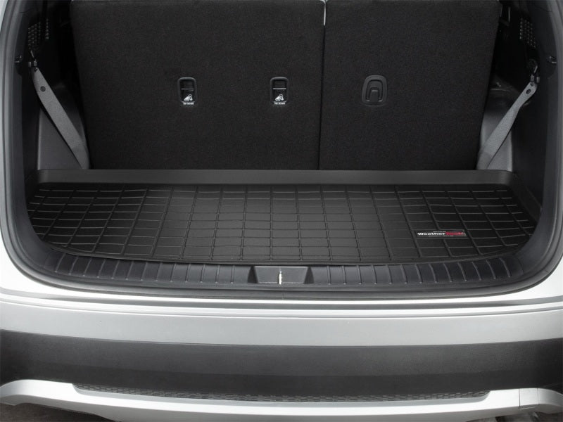 WeatherTech 2020+ Hyundai Palisade (Behind 3rd Row) Cargo Liners - Black Secondary image