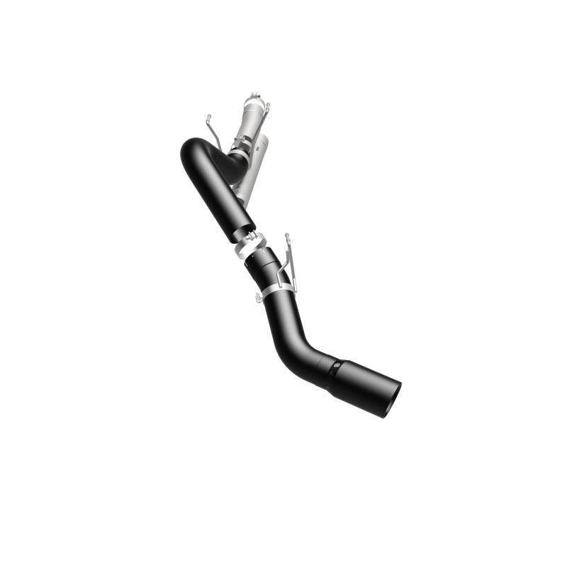 MagnaFlow 07-10 Dodge 2500/3500 409 SS DPF Back 5in Single Exit Exhaust- Black for offroad performance upgrades.