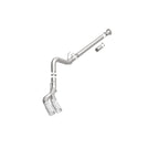 MagnaFlow 08-17 Ford F-250/F-350/F-450 4.6L/6.7 DPF-Back SS 4in Dual Single Passenger Side Rear Exit exhaust system
