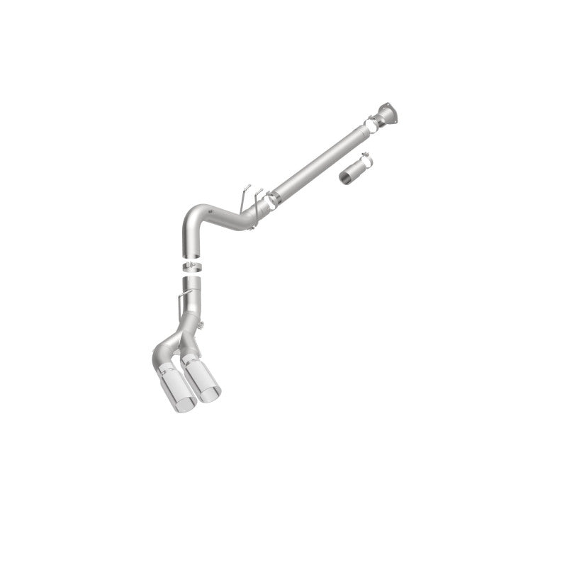 MagnaFlow 08-17 Ford F-250/F-350/F-450 4.6L/6.7 DPF-Back SS 4in Dual Single Passenger Side Rear Exit exhaust system
