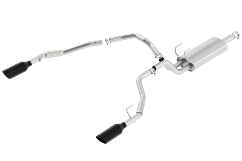 Borla 09-17 Ram 1500 5.7L V8 3in-2.5in Dual Out Pipe 5in Tip S-Type Exhaust Black Chrome Secondary image