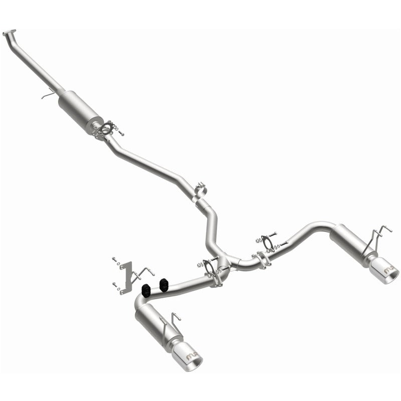 MagnaFlow 16-18 Honda Civic L4 2.0L Street Series Cat-Back Exhaust w/ Polished Tips