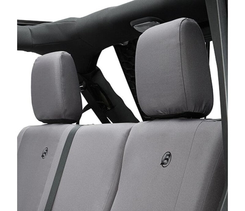 Bestop 13-18 Jeep Wrangler JK 4-Door Rear Seat Covers (Charcoal) Secondary image