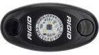 Rigid Industries A-Series Light - Black - Low Strength - Cool White - Offroad lighting for vehicles and outdoor use.