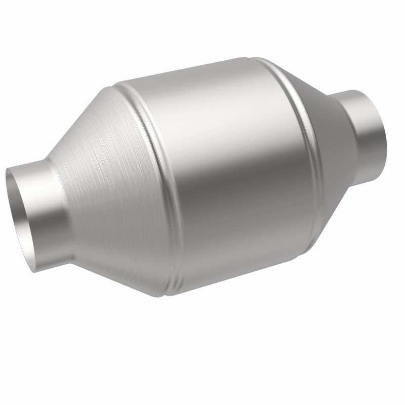 MagnaFlow Conv Univ 2.25in Inlet/Outlet Center/Center Round 3in Body L x 5in W x 8.75in Overall L for offroad vehicles