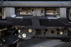 DV8 Offroad 21-22 Ford Bronco Factory Front Bumper Licence Relocation Bracket - Front installed on vehicle