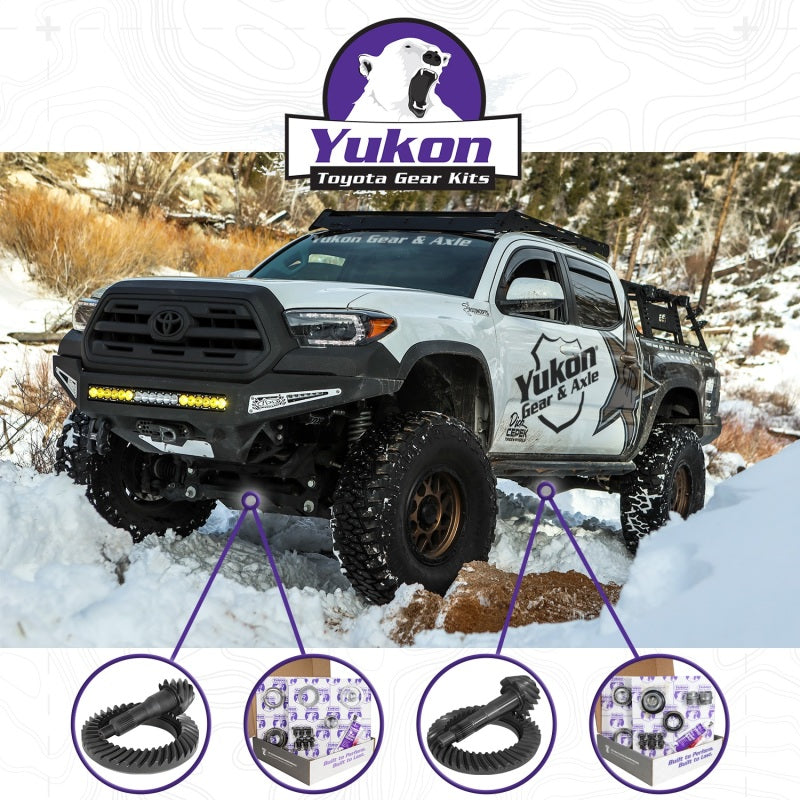 Yukon Ring & Pinion Gear Kit Front & Rear for Toyota 8.2/8IFS Diff (w/o Factory Locker) 4.88 Ratio Secondary image