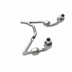 MagnaFlow Conv DF 07-09 Jeep Wrangler/Wrangler Unltd 3.8L (49 State) exhaust system for performance offroad upgrades