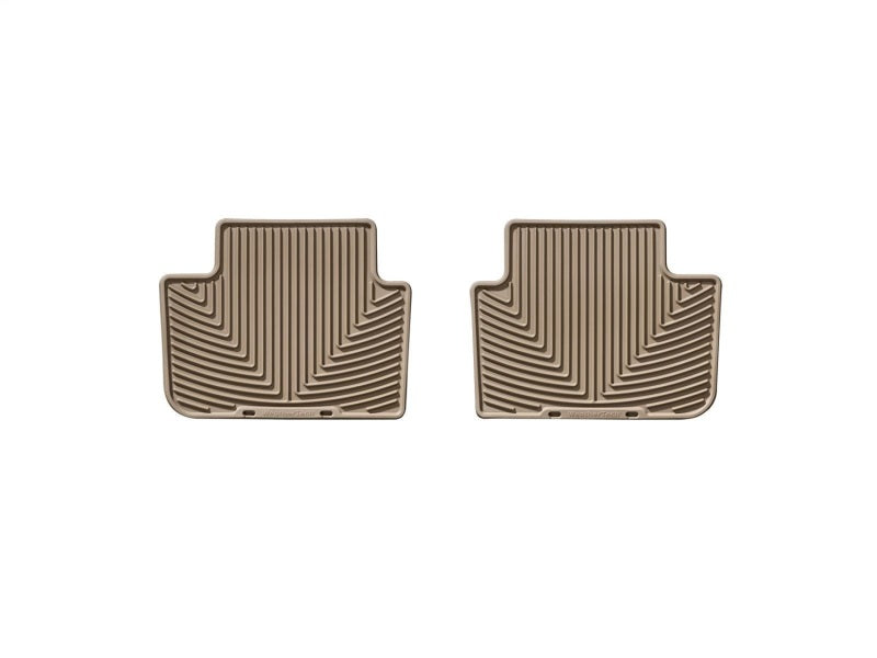 WeatherTech 04+ BMW X3 Rear Rubber Mats - Tan Secondary image