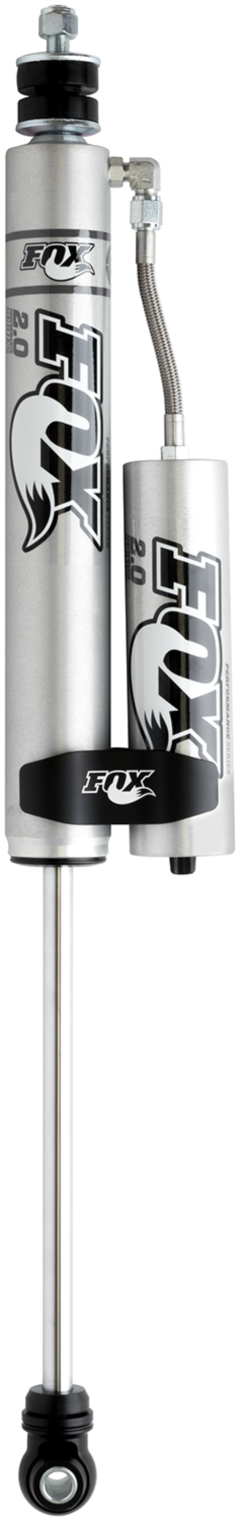 Fox 01-10 Chevy HD 2.0 Perf Series 8.1in. Smooth Body Remote Res. Front Shock / 4-6in. Lift - Alum. for off road parts Main image