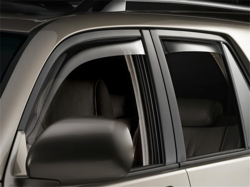 WeatherTech 03-09 Toyota 4Runner Front and Rear Side Window Deflectors - Dark Smoke Secondary image