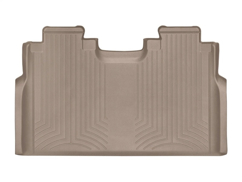 WeatherTech 2015+ Ford F-150 SuperCrew Cab Rear FloorLiner - Tan (w/ 1st Row Bench Seats) Secondary image