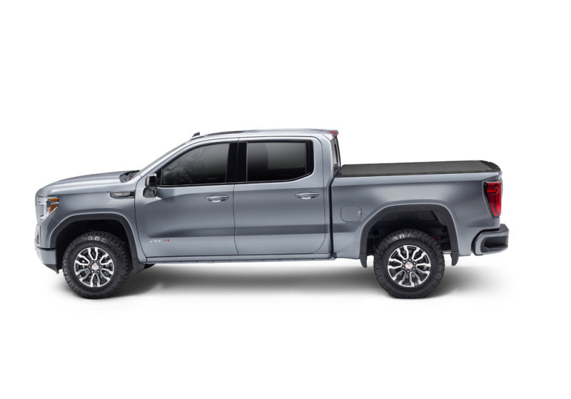 BAK 19-21 Chevy Silverado/GM Sierra Revolver X4s 5.10ft Bed Cover (New Body Style) on a gray truck