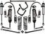 ICON 2010+ Toyota FJ/4Runner 0-3.5in Stage 7 Suspension System w/Tubular Uca parts
