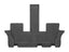 WeatherTech 2020+ Kia Telluride Rear FloorLiner HP - Black