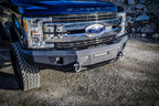DV8 Offroad 2017+ Ford F-250/F-350/F-450 Front Bumper mounted on Super Duty truck