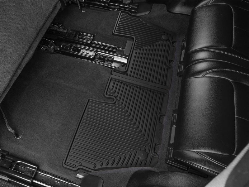 WeatherTech 21-23 Jeep Grand Cherokee L Rear Rubber Mats - Black Secondary image