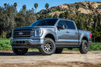 ICON Rebound 17x8.5 6x135 6mm Offset 5in BS 87.1mm Bore Bronze Wheel on Ford truck