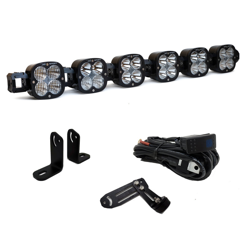 Baja Designs Polaris RZR Pro XP XL Linkable Roof Bar Kit with lights