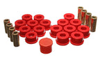 Energy Suspension Control Arm Bushings - Rear - Red for offroad performance upgrades