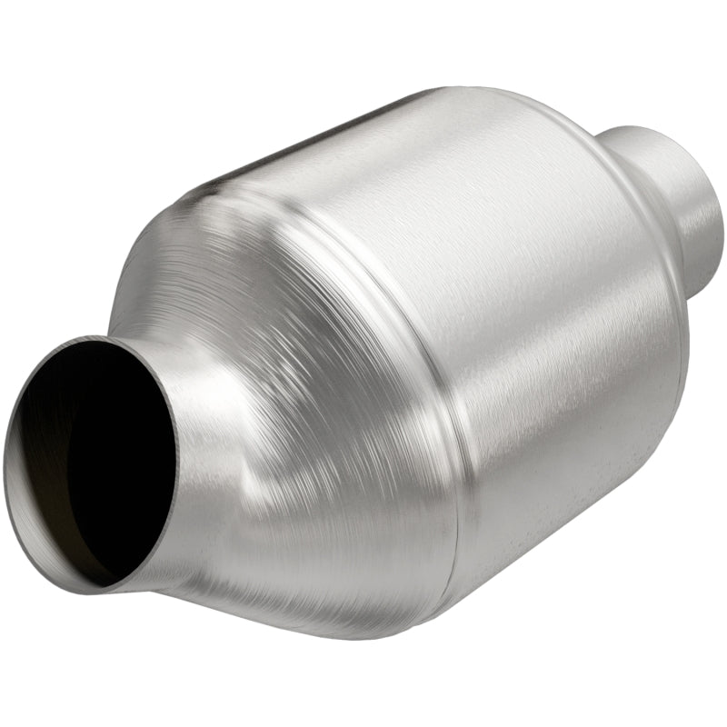 MagnaFlow Conv Universal 2.25 inch C/A 5 inch spun body catalytic converter for offroad performance upgrades