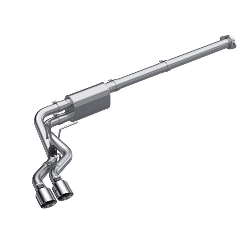 MBRP 2021 Ford F-150 2.7L EcoBoost / 3.5L EcoBoost / 5.0L 3in Cat Back Single Side Exit Alum Secondary image