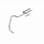 MagnaFlow CatBack 18-19 Ford Expedition V6 3.5L Gas 3in Polished Stainless Exhaust system with mandrel bent pipes.