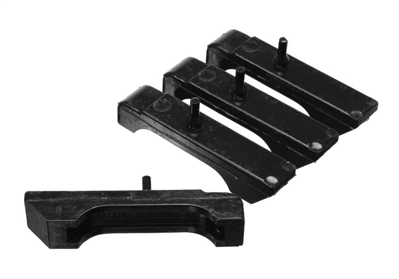 Energy Suspension GM SBC Black Radiator Isolator Pad Set - 3 Row for offroad performance upgrades