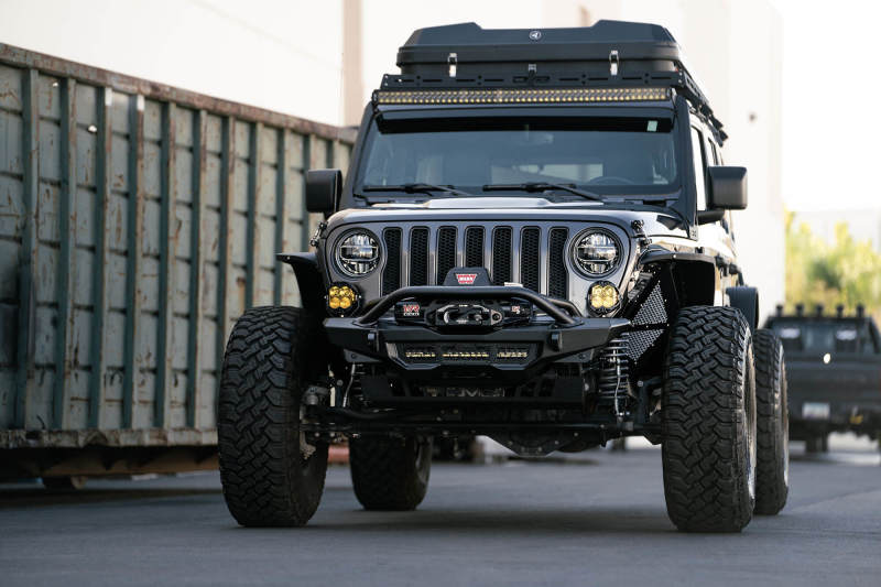 DV8 Offroad 18-23 Wrangler JL/Gladiator JT Spec Series Front Bumper on Jeep