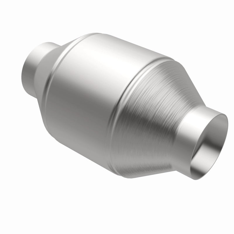 MagnaFlow Conv Univ 2.5in Inlet/Outlet Center/Center Round 3in Body L x 5in W x 8.75in Overall L exhaust component