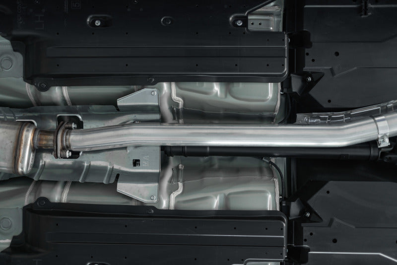 MBRP 15-19 Subaru WRX 2.0L/STI 2.5L 3in Dual Split Rear Exit w/ 3.5in CF Tips - T304 Street Version Secondary image