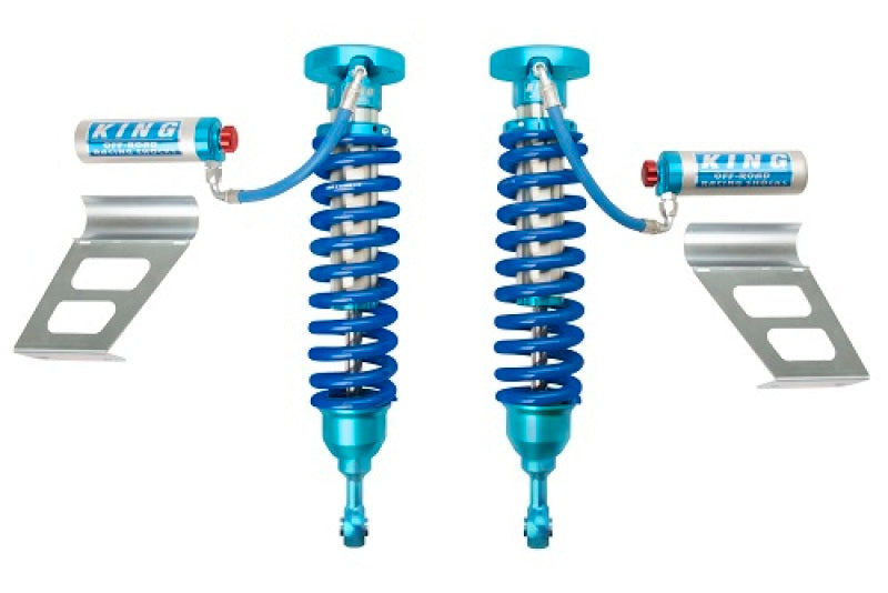 King Shocks 2007+ Toyota Tundra 2.5 Dia Front Coilover w/Remote Reservoir w/Adjuster (Pair) for off road parts