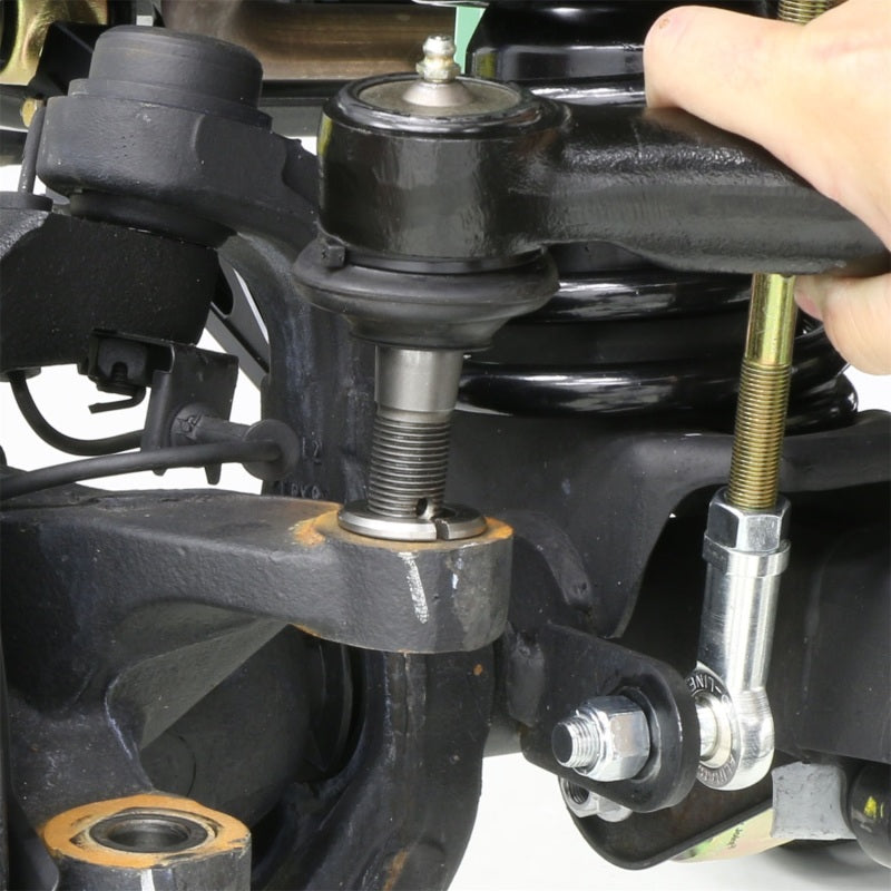 RockJock JK Currectlync Steering Sys. w/Flipped Drag Link 1.65in Dia. Tie Rod 1.3in Dia. w/Hardware Secondary image