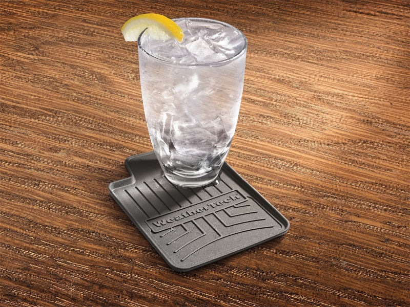WeatherTech Drink Coasters 4in. Square - Grey (4pc Set) Secondary image