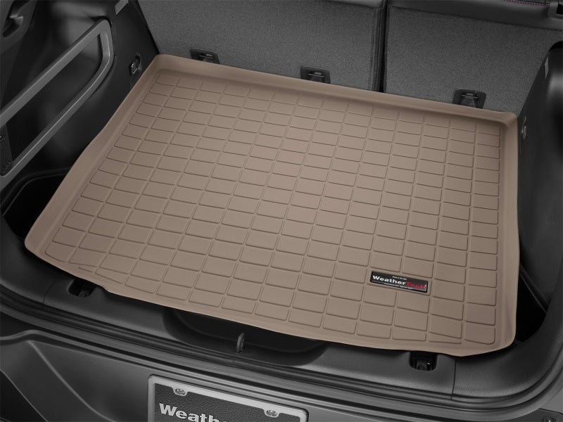 WeatherTech 2014+ Jeep Cherokee Cargo Liners - Tan in trunk