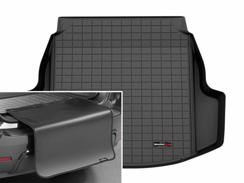 WeatherTech 23-25 Toyota Corolla Hybrid Behind 3rd Row Cargo Liner w/Bumper Protector - Black Secondary image