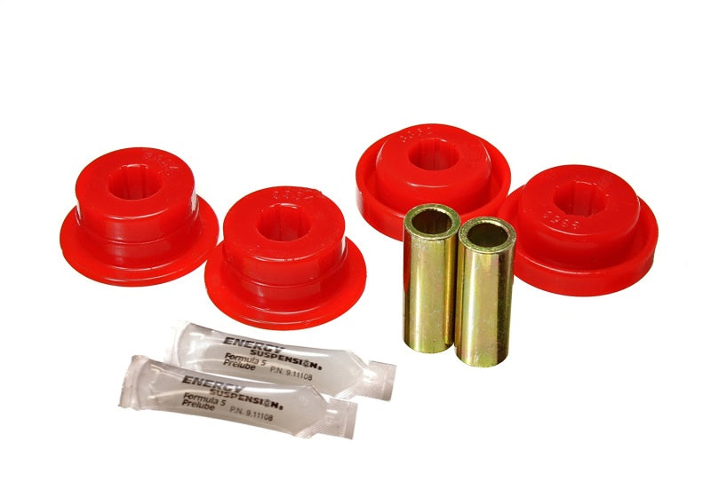 Energy Suspension 07-17 Jeep Wrangler JK Front Control Arm Bushing - Axle Only Position - Red Secondary image