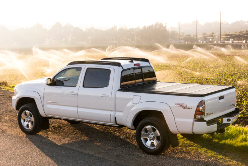 BAK 16-20 Nissan Titan 5ft 6in Bed BAKFlip G2 installed on truck