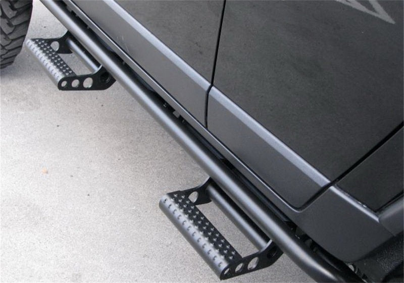N-Fab RKR Step System 16-17 Nissan Titan/Titan XD Crew Cab - Tex. Black - 1.75in Secondary image