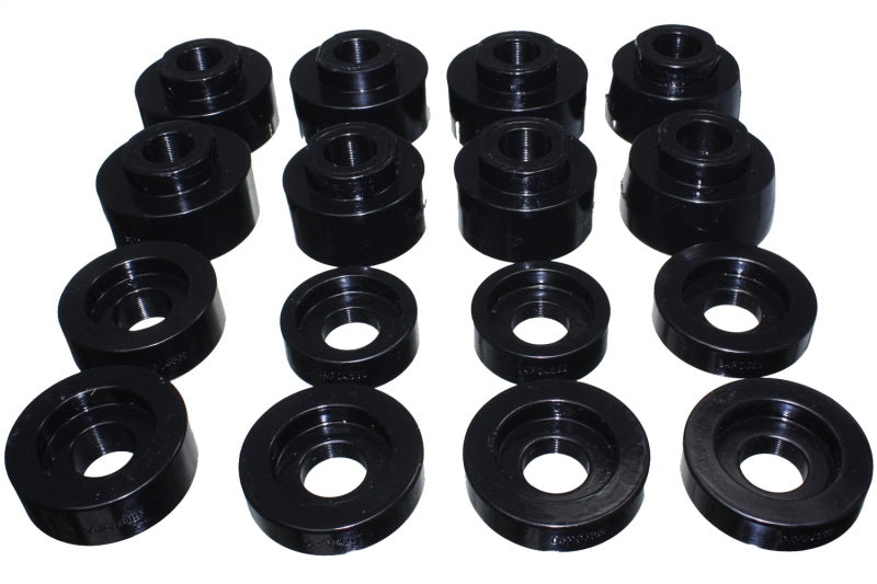 Energy Suspension 08-16 Ford F-250/F-350/F-450/F-550 Super Duty Crew Cab Black Body Mount Set Secondary image