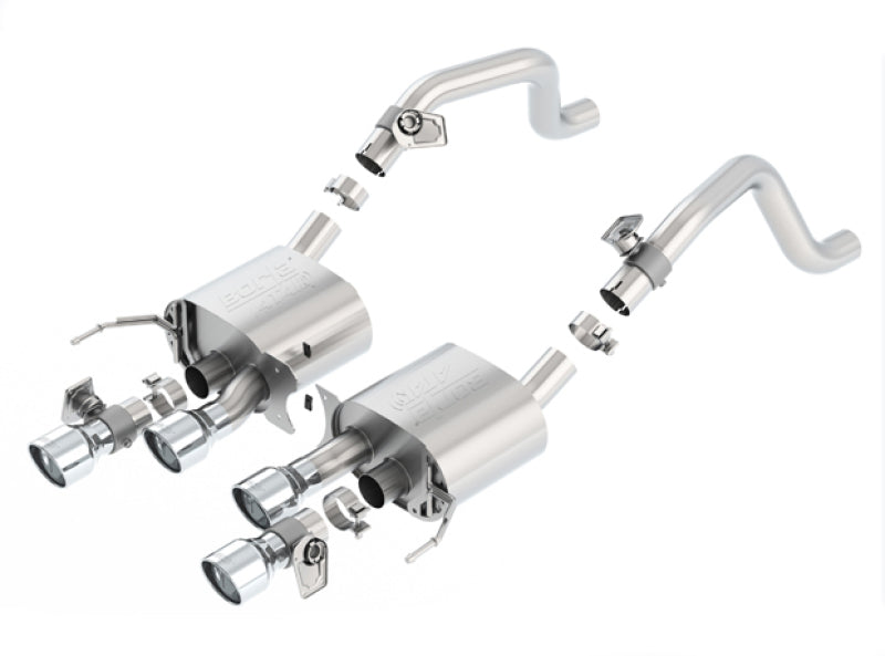 Borla 2014 Chevrolet Corvette C7 6.2L 8cyl ATAK Exhaust w/ NPP Dual Mode rear section