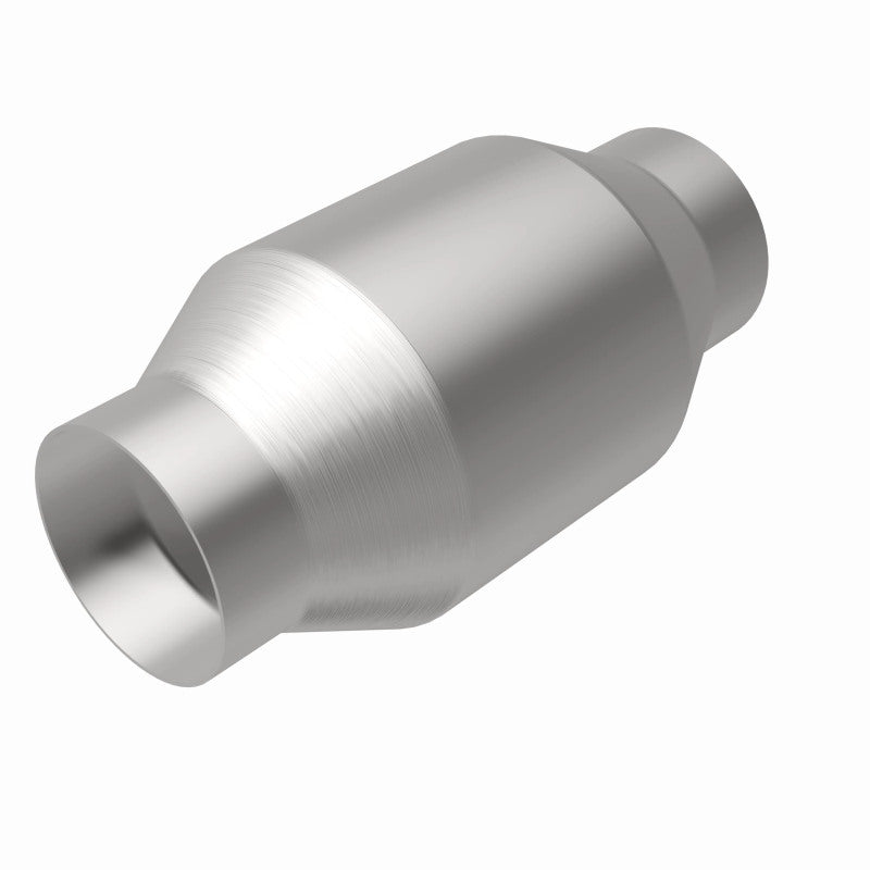 MagnaFlow Conv Univ 2.5in Inlet/Outlet Center/Center Round for off road parts and performance offroad parts.